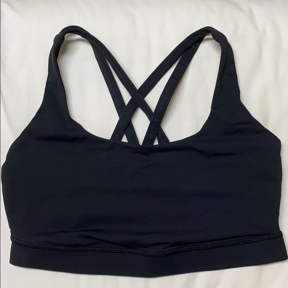 lululemon athletica Other - Lululemon Energy Bra, Black, Size 6